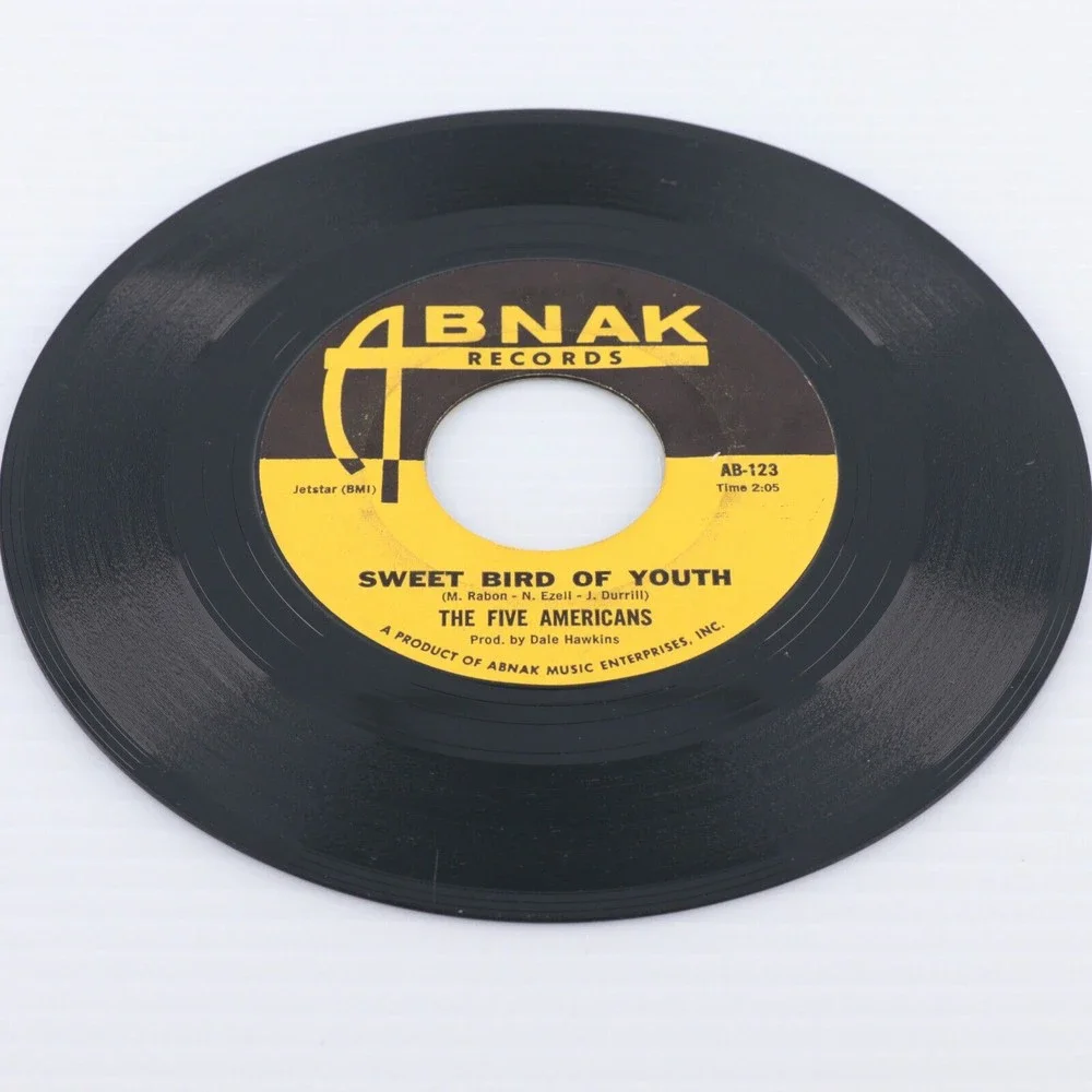 The Five Americans, Zip Code/Sweet Bird Of Youth 45 rpm Record 7" Single Monarch - Picture 3 of 6